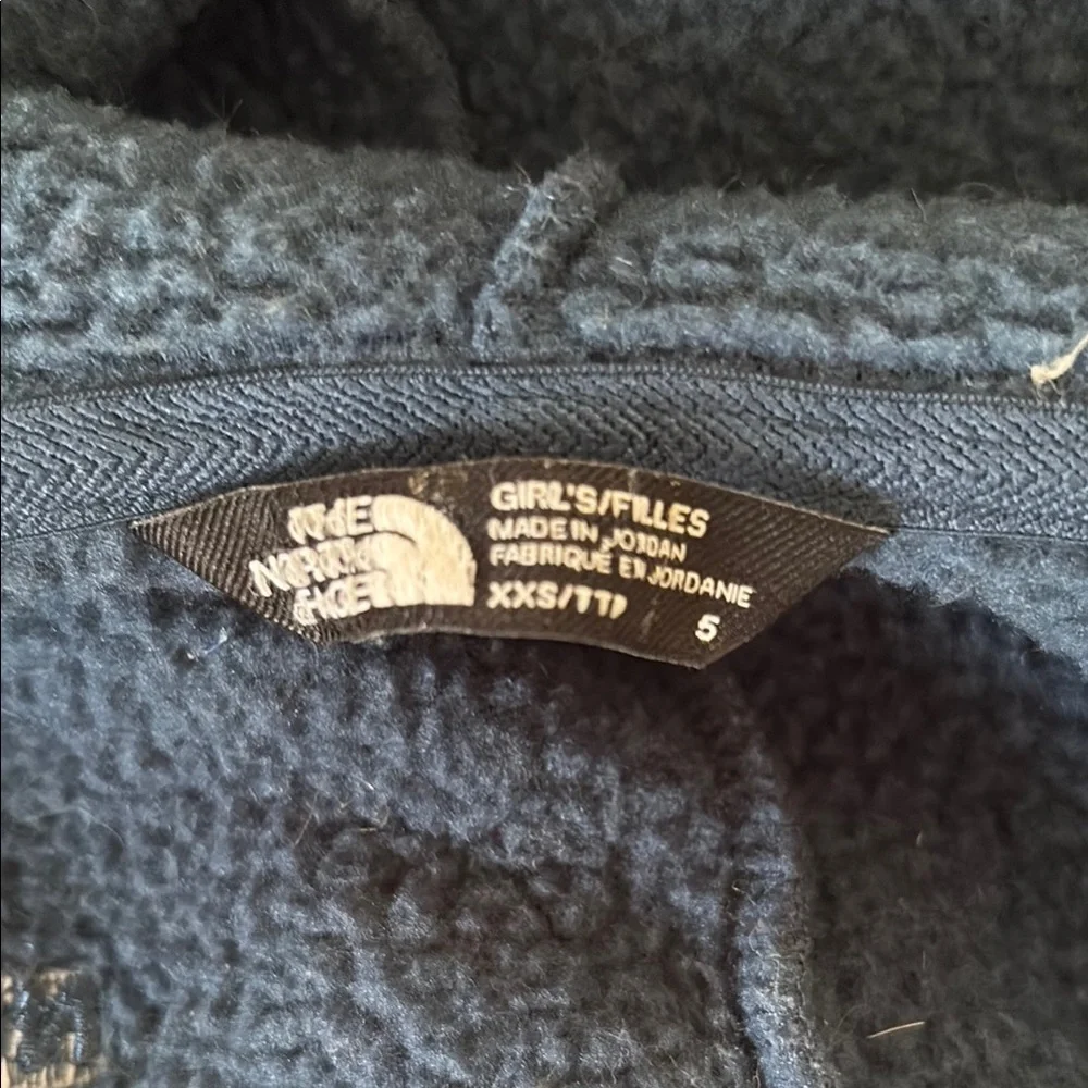 The North Face Navy Fleece Jacket - Picture 4 of 5